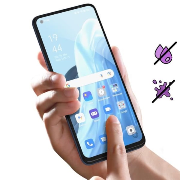 Karkaistu lasi Oppo Find X5 Litelle ja OnePlus Nord CE 2 5G Force Glass Blackille Svart