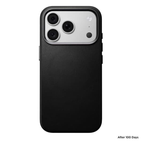 Nomad Traditionel Camino Læder Etui til iPhone 18 Pro Sort - NM017910858 Svart