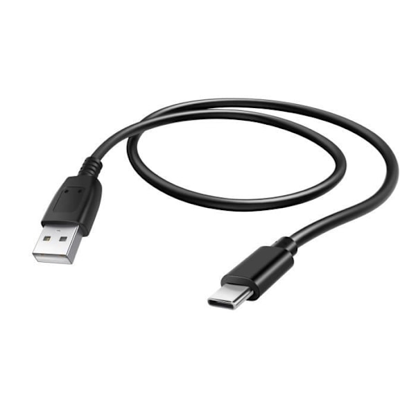 USB-kabel til USB-C 2A Kompatibel med Android Auto og Apple Carplay 0.5m Sort Svart