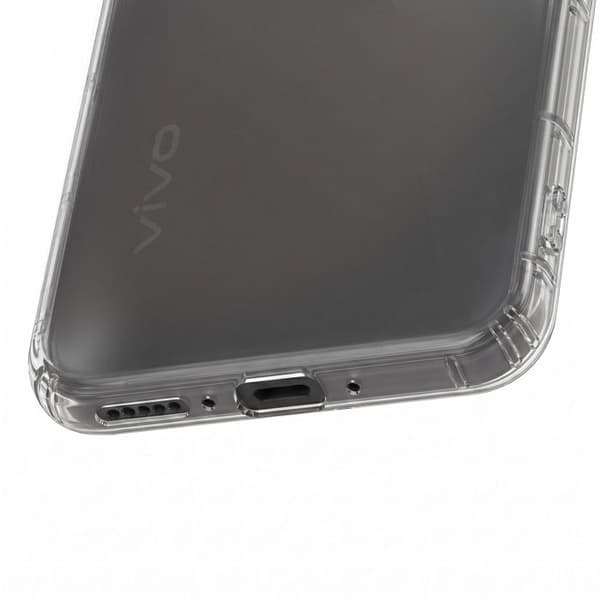 Silicone Cover til Vivo V50, Blød, Ridsefast, Transparent Vit