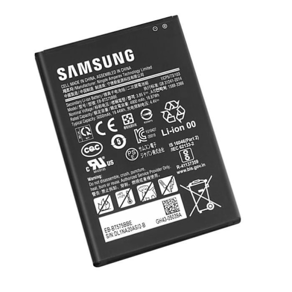 Sisäinen akku Samsung Tab Active 3 5050mAh alkuperäinen EB-BT575BBE Svart