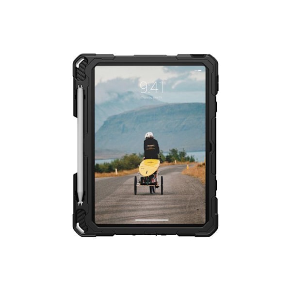 Coque til iPad 10,2" 10. generation Plasma-model med UAG beskyttelsesfilm i sort Svart