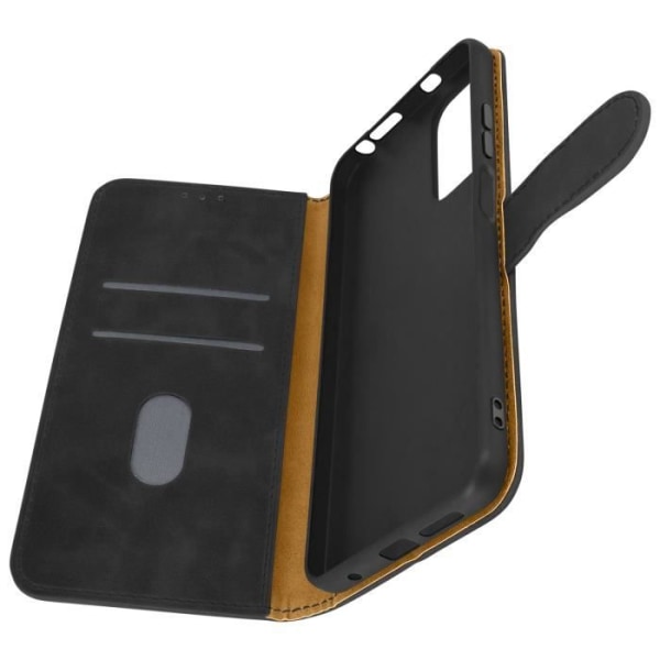 Xiaomi Redmi Note 11 og Note 11s Wallet Case Video Support Funktion sort Svart