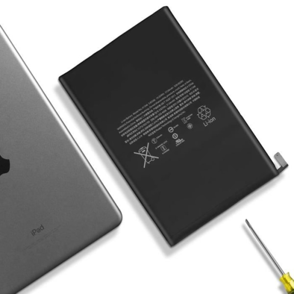 Internt batteri til iPad Mini 5 2019 - AVIZAR - BAT-COMP-MINI5 - Kapacitet 5124mAh - Lithium Ion - 3,7 V Svart