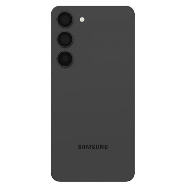 Batteri cache - SAMSUNG - Galaxy S23 - Sort - Original bagside - Forenklet installation Svart