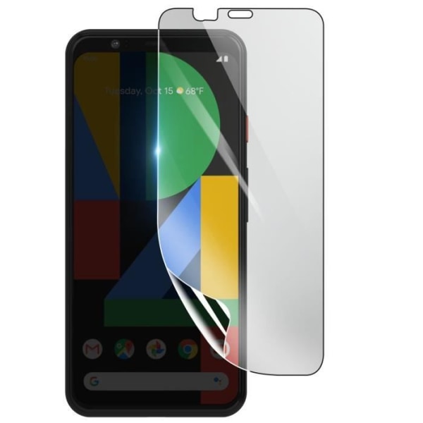 Skärmskydd - 3MK - Google Pixel 4 - Stötsäker Hydrogel - Transparent - Reptålig Transparent