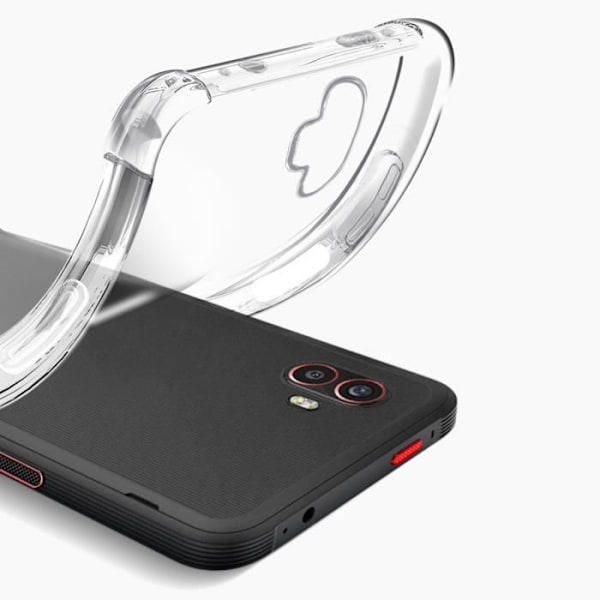 AVIZAR Protection Pack för Samsung Xcover 6 Pro - Förstärkt hårt skal och transparent härdat glas Transparent