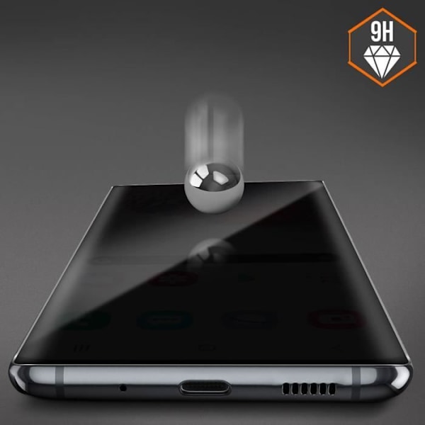 Filmanskydd - Samsung - Galaxy S20 Ultra - Härdat glas 9H - Ultra-tunt - Optimal skydd Svart