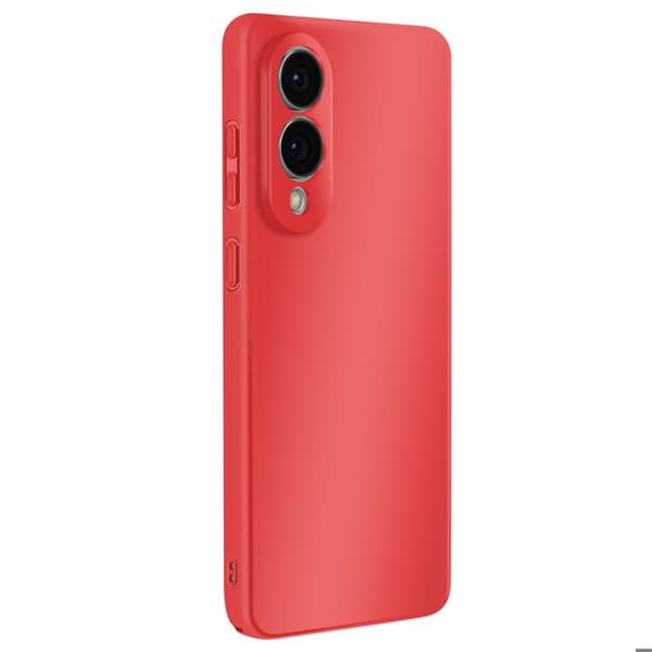 Coque - AVIZAR - Galaxy S25 Edge - Semi-rigid Silikone - Soft-Touch - Rød Röd