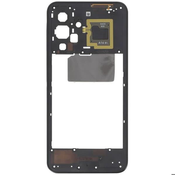 Erstatningscentralchassis til Samsung Galaxy A17 4G Sort Svart