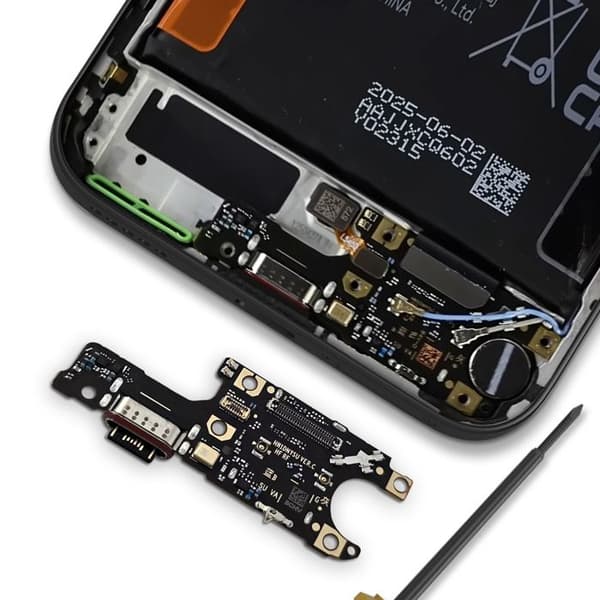 Opladerstik - HONOR - 400 - USB-C - SIM-kortlæser - Indbygget mikrofon Sort Svart