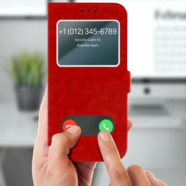 iPhone 11 Kuori - AVIZAR - Punainen - Täydellinen Suoja - Pehmeä Kuori - Tukitoiminto Röd