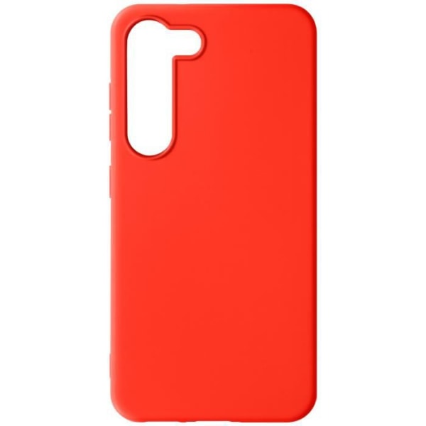 Taske til Samsung S23 Plus Soft Matt Anti-Drop 1,25m 3mk Matt Cover rød