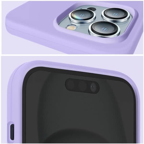 Coque til iPhone 15 Pro Max - Moxie - Semi-hård - Inderside Mikrofiber - Lavendel Violett