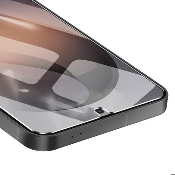 Härdat glas för Galaxy S26 Ultra, rep- och stötresistent, transparent Vit