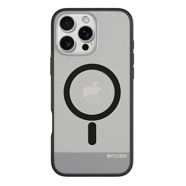 Coque iPhone 16 Pro Max - Incase - Slim Case MagSafe - Sort - Semi-hård - Elegant Svart