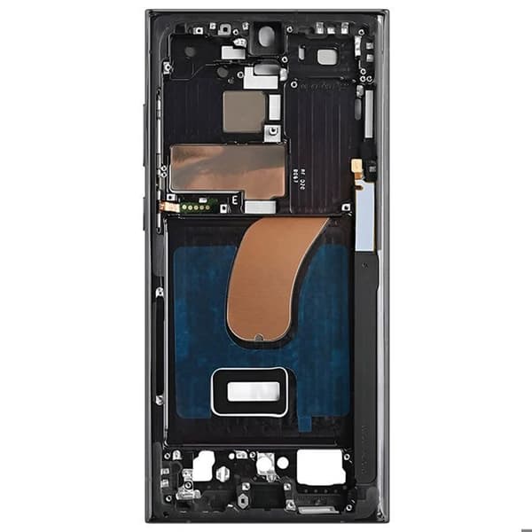 Ersättningscentralchassi för Samsung Galaxy S23 Ultra Grå Grå