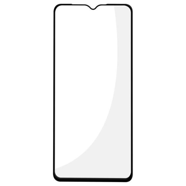 Härdat glas för Nokia C21 Plus 9H hårdhet Transparent svart fasad kant