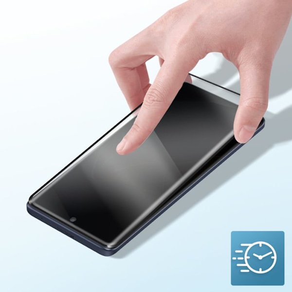 Härdat glas för Motorola Edge 60 Fusion repfritt böjt svart Svart