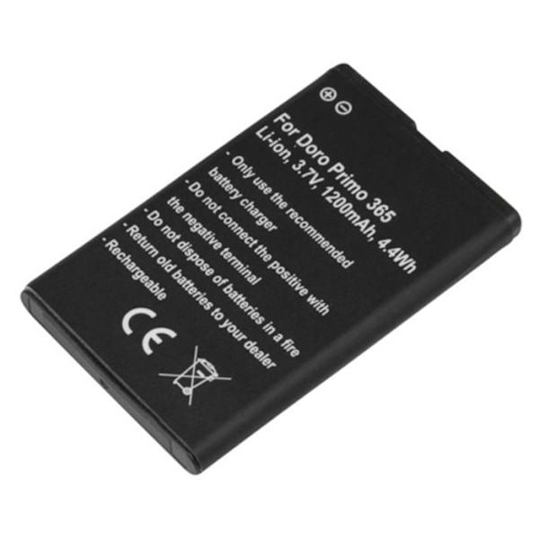 Ersättningsbatteri för Doro Primo 365 Li-ion 3.7V 1200mAh 4.4Wh