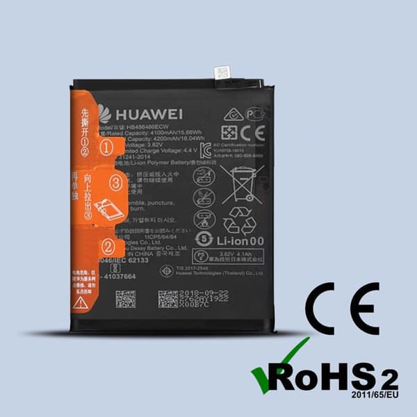 Akku Huawei P30 Pro / Mate 20 Pro 4200mAh HB486486ECW Huawei Musta Svart