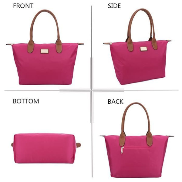 La Balade Cabas håndtaske str. M Gallantry Raspberry pink Rosa