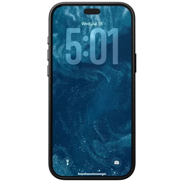 Nomad Traditionel Camino Læder Cover til iPhone 18 Pro Max Sort - NM017842858 Svart
