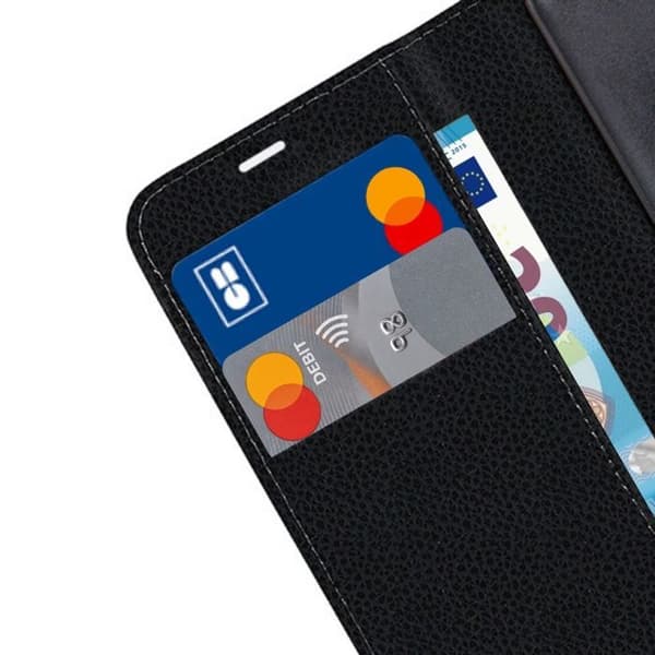 Pungetui til Xiaomi Redmi 17 med magnetlukning og struktureret overflade Zanaé Sort Svart