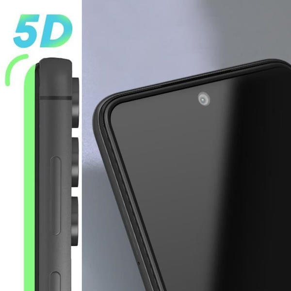 Karkaistu lasi - AVIZAR - Samsung Galaxy S24 Plus - Läpinäkyvä musta - Ultraohut - Naarmuuntumaton Transparent
