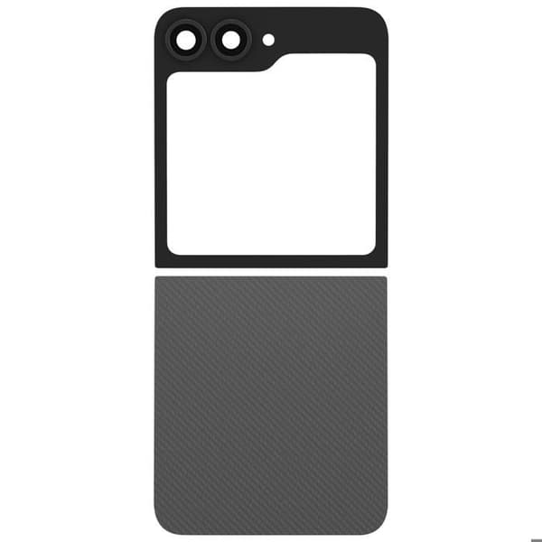 Galaxy Z Flip 6 Musta Ylä- ja Alapaneeli Svart