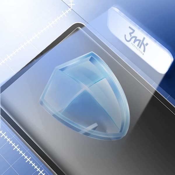 Skyddsskärm - 3MK - iPad 5 - Hydrogell - Stötsäker - Repellerande - Självregenererande Transparent