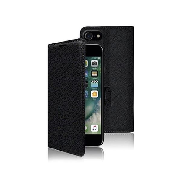 Pungetui - ZANAÉ - iPhone 7/8/SE - Sort - Støttefunktion - Kortopbevaring Svart