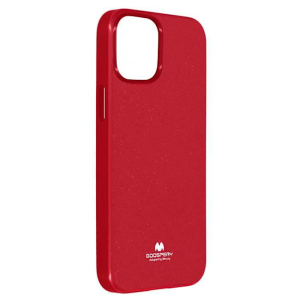 Coque - MERCURY - iPhone 13 Mini - Silikoni Geeli Joustava - Kiiltävä Efekti - Punainen Röd