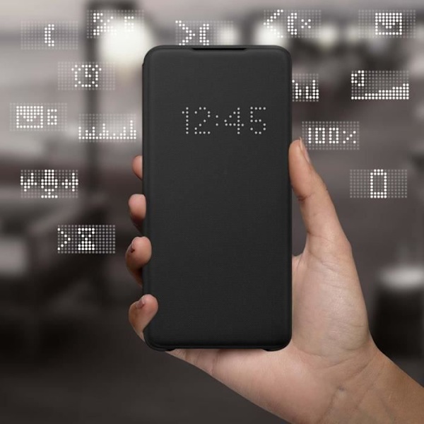 Etui - Samsung - Galaxy S20 - Translucent Cover - Hard Case - Fuld Beskyttelse Svart