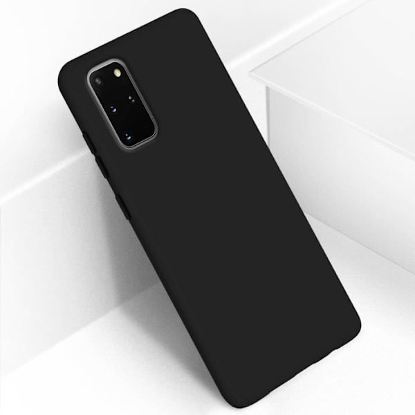 Fodral - Samsung - Galaxy S20 Plus - Semihård - Soft Touch - Kompatibel med QI Svart