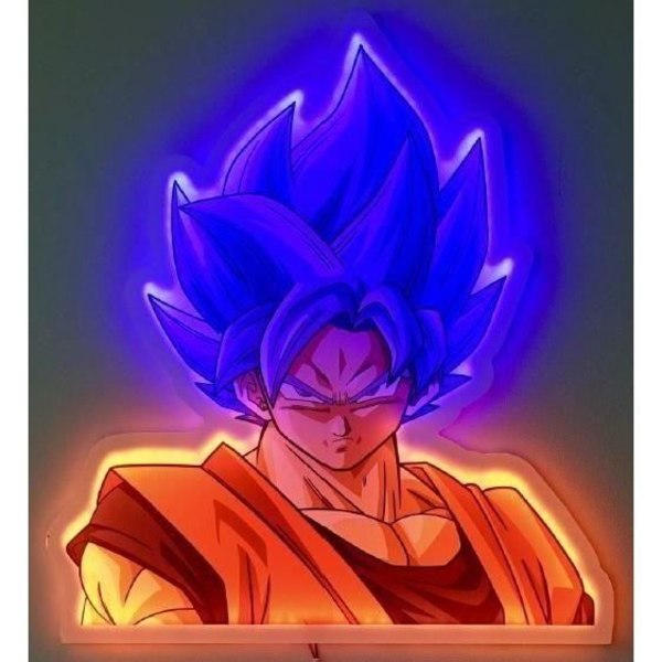 Neon vägglampa - Dragon Ball Z - Goku