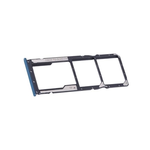 SIM-kort skuffe - Xiaomi - Redmi 12C - Dual Nano SIM - Micro-SD - Blå Blå