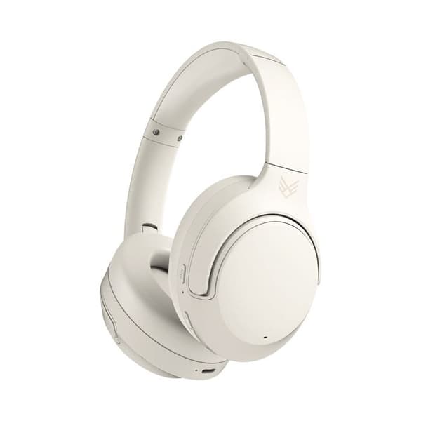 Bluetooth Hovedtelefoner - AUDEEO - Melovibe Audeeo - Bluetooth 5.3 - ANC (20-25 dB) - Batterilevetid 55 h beige