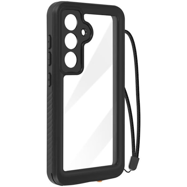 Vandtæt etui til Samsung Galaxy S24 - REDPEPPER - Sort - Fuld beskyttelse - IP68 Transparent