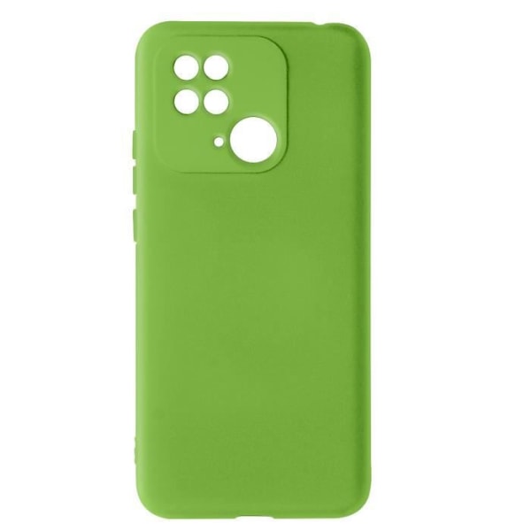 Taske Xiaomi Redmi 10C Semi-stiv Soft-touch Fin grøn