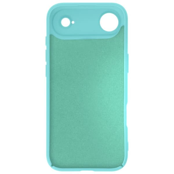 Coque - ADVARSEL - iPhone Air - Soft-Touch - Semi-stift silikone - Turkis Blå