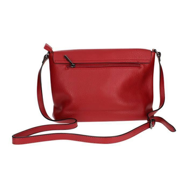 Crossbody käsilaukku tekonahkaläppä - Gallantry Paris - punainen Röd