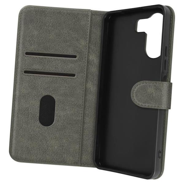 Fodral till Xiaomi Redmi 13C - AVIZAR - Plånbok och videostöd - Grå Grå