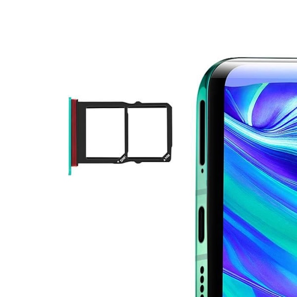 SIM-kort og Nano Memory skuffe - Huawei - P30 Pro - Blå - Kompatibel - 10g Blå