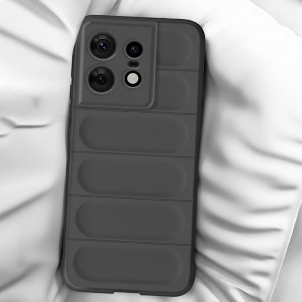 Suojakuori Motorola Edge 50 Prolle - AVIZAR - 3D-kuvioitu kuvio - musta Svart