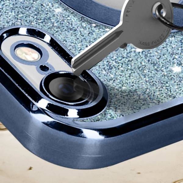 iPhone 6s Plus Case Sininen Glitter Suojakuori
