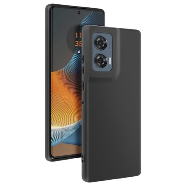 Coque til Motorola Edge 50 Fusion Silikone Blød Dækning Tynd Mayaxess Sort Svart
