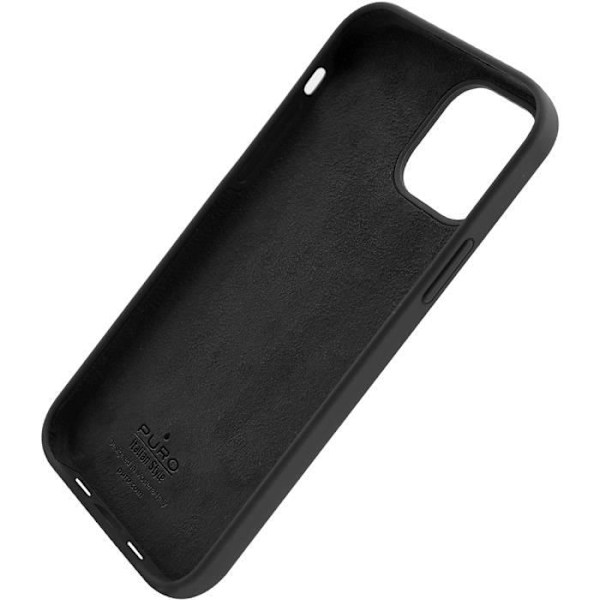Coque - Puhdas - iPhone 12 Pro Max - Musta - Pehmeä - Iskuja estävä suojus sort