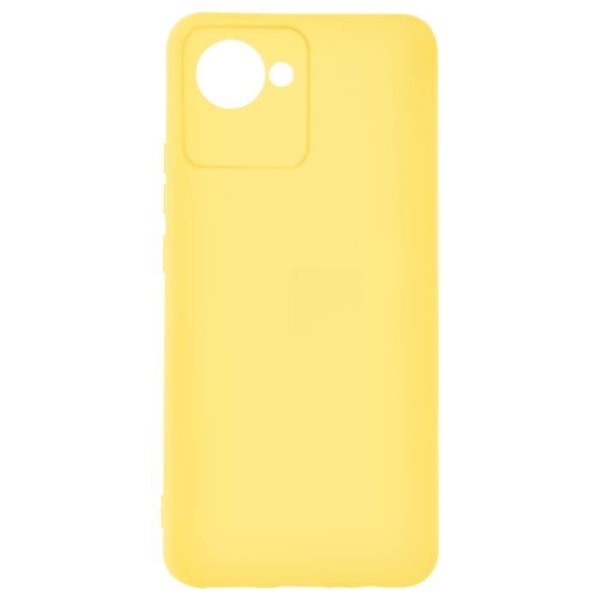 Realme C30 Silikone Case Halvstiv Gul Blød-touch-finish