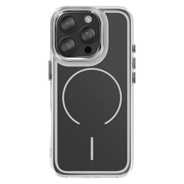 MagSafe-cover til iPhone 16 Pro Ultra Forstærket Bi-materiale Sort Svart